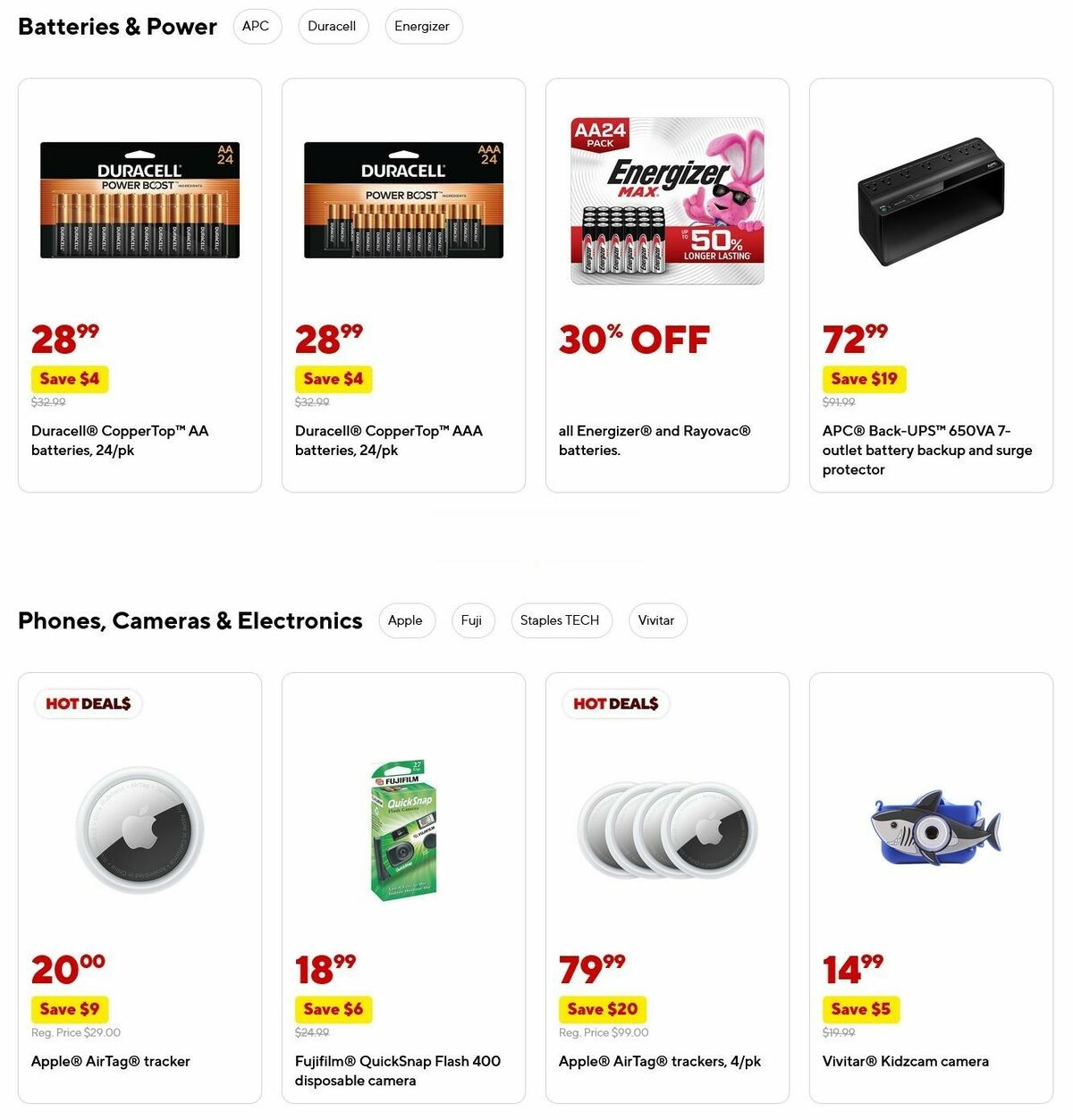 Staples Weekly Ad from September 7