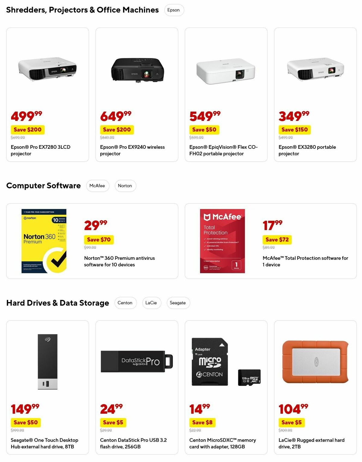 Staples Weekly Ad from September 28
