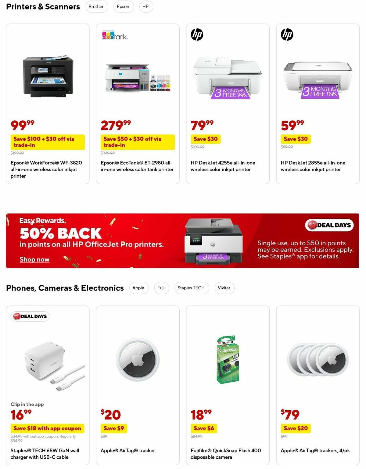 Staples Weekly Ad from October 5