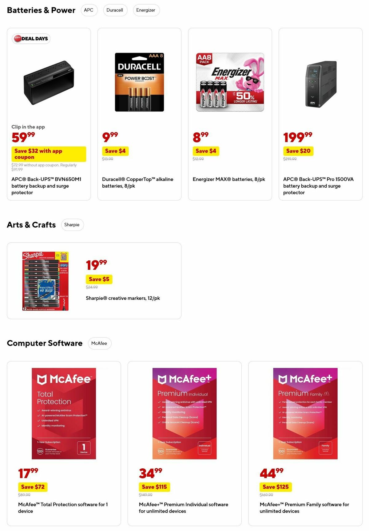 Staples Weekly Ad from October 5
