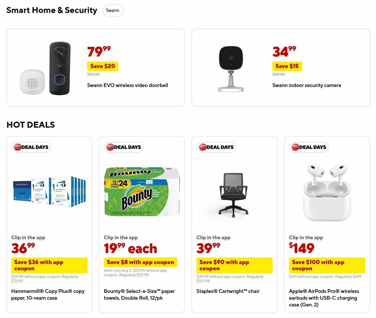 Staples Weekly Ad from October 12