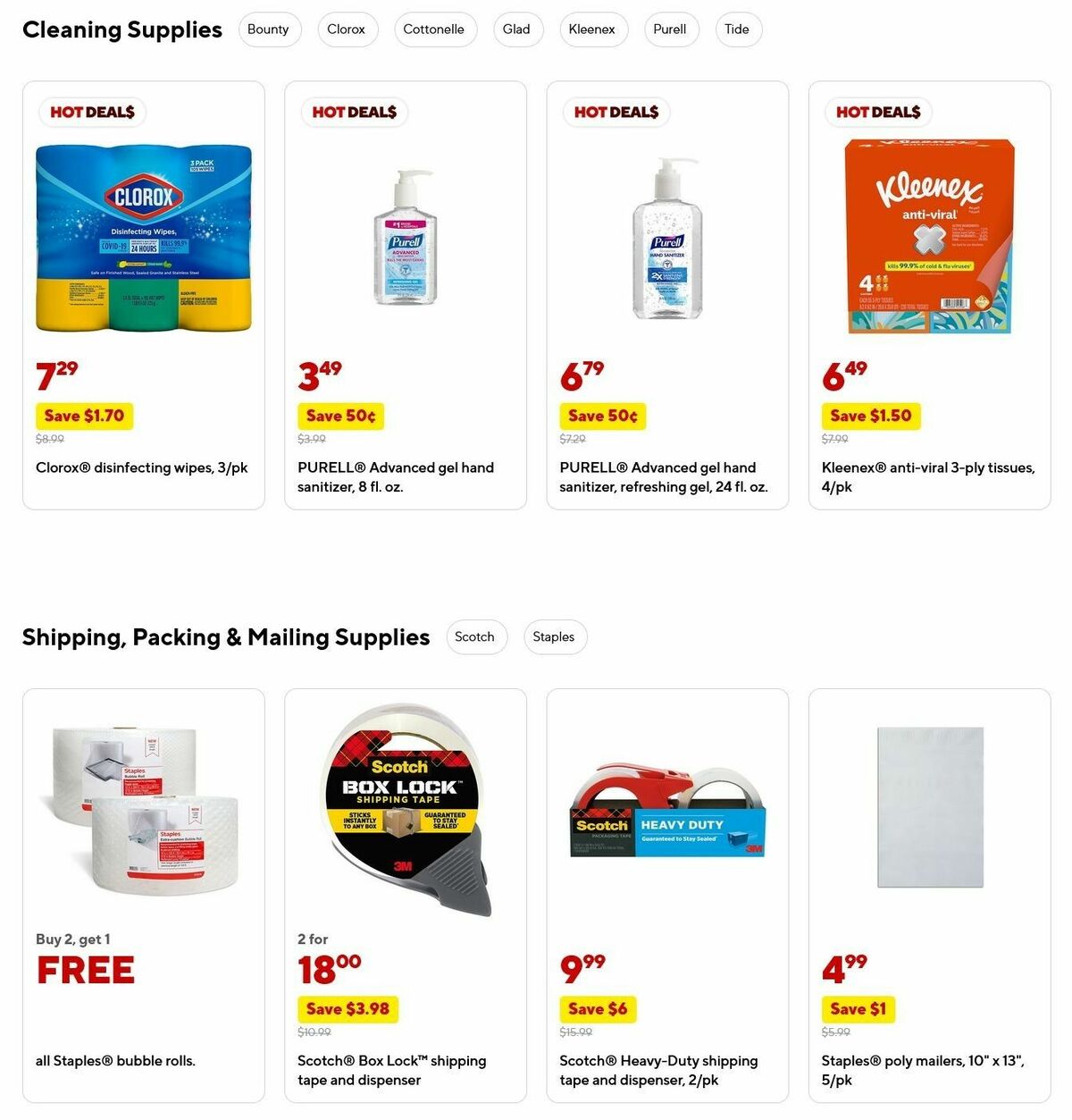 Staples Weekly Ad from October 19