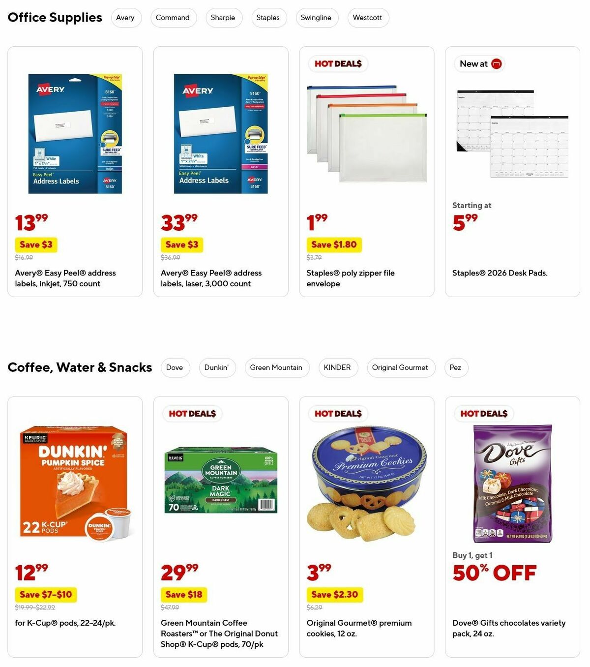 Staples Weekly Ad from November 2