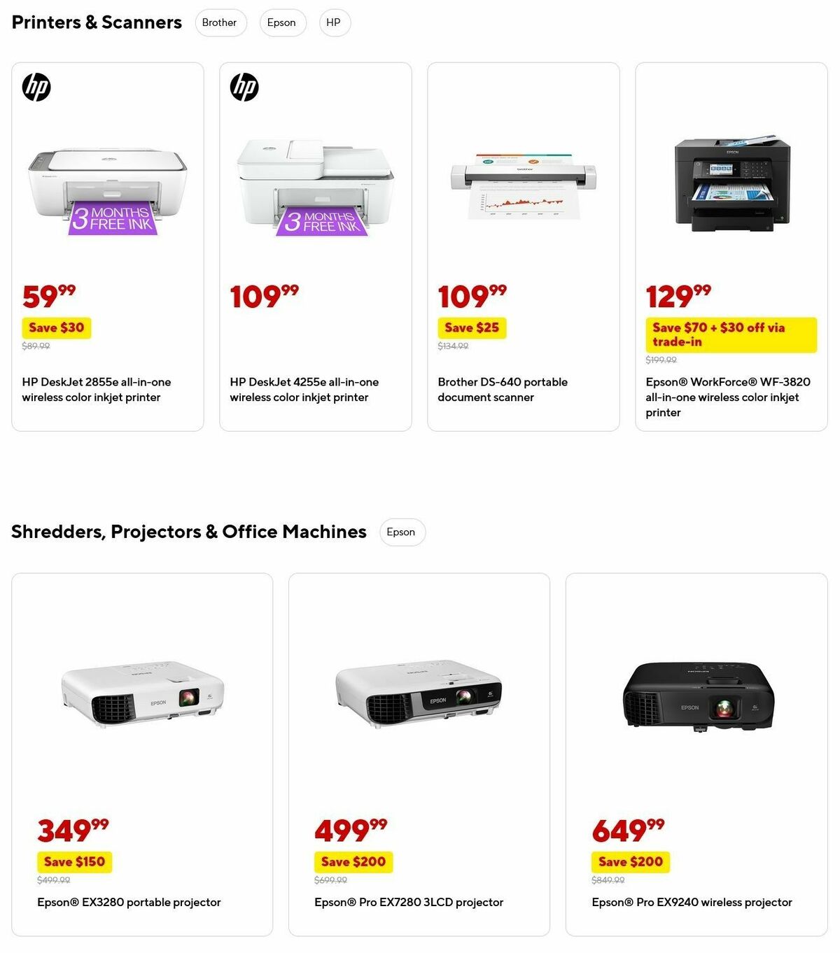 Staples Weekly Ad from November 2