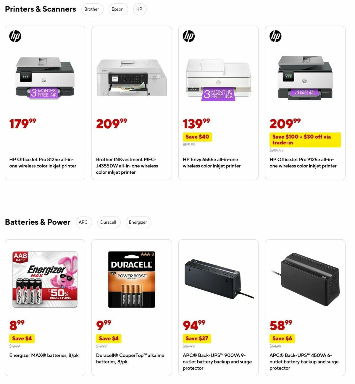 Staples Weekly Ad from November 9