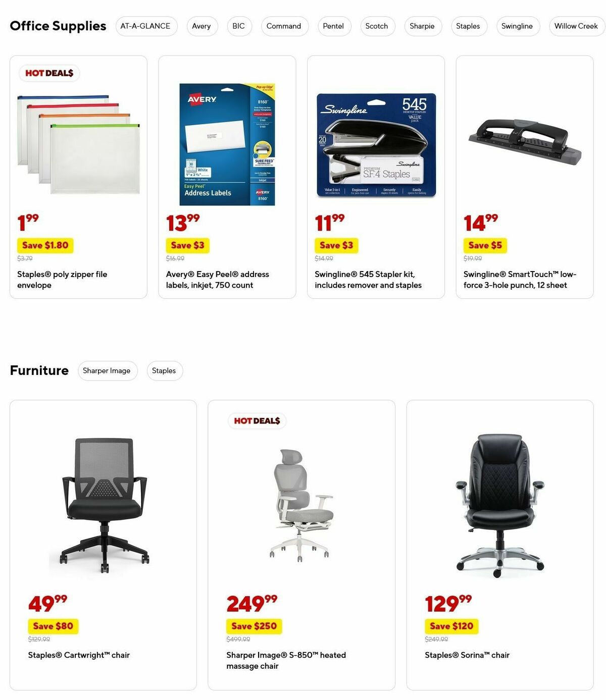 Staples Weekly Ad from November 9