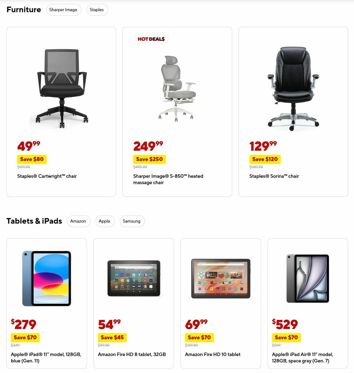 Staples Weekly Ad from November 16
