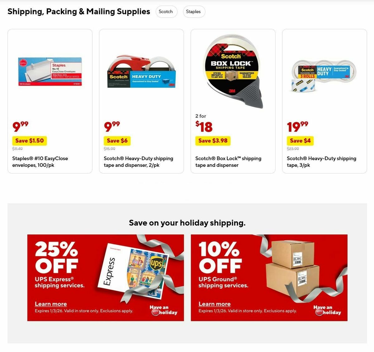 Staples Weekly Ad from November 16