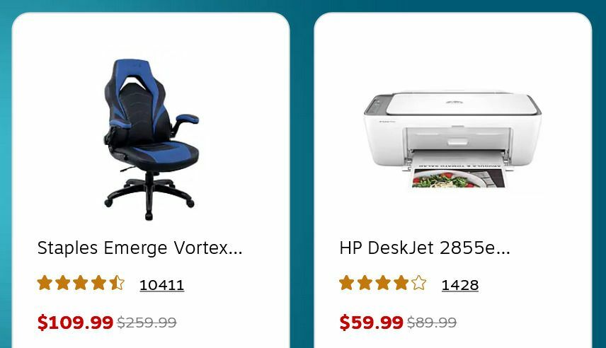 Staples Weekly Ad from December 1