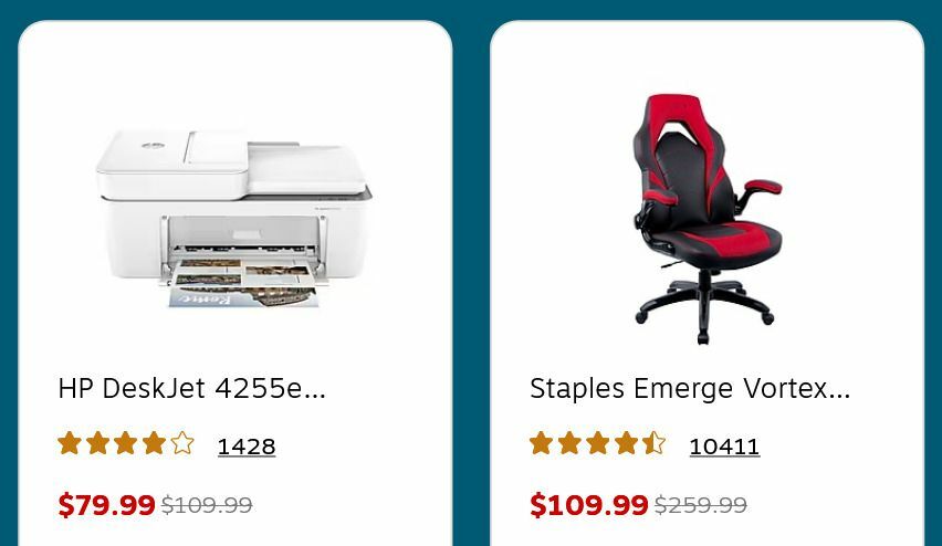 Staples Weekly Ad from December 1