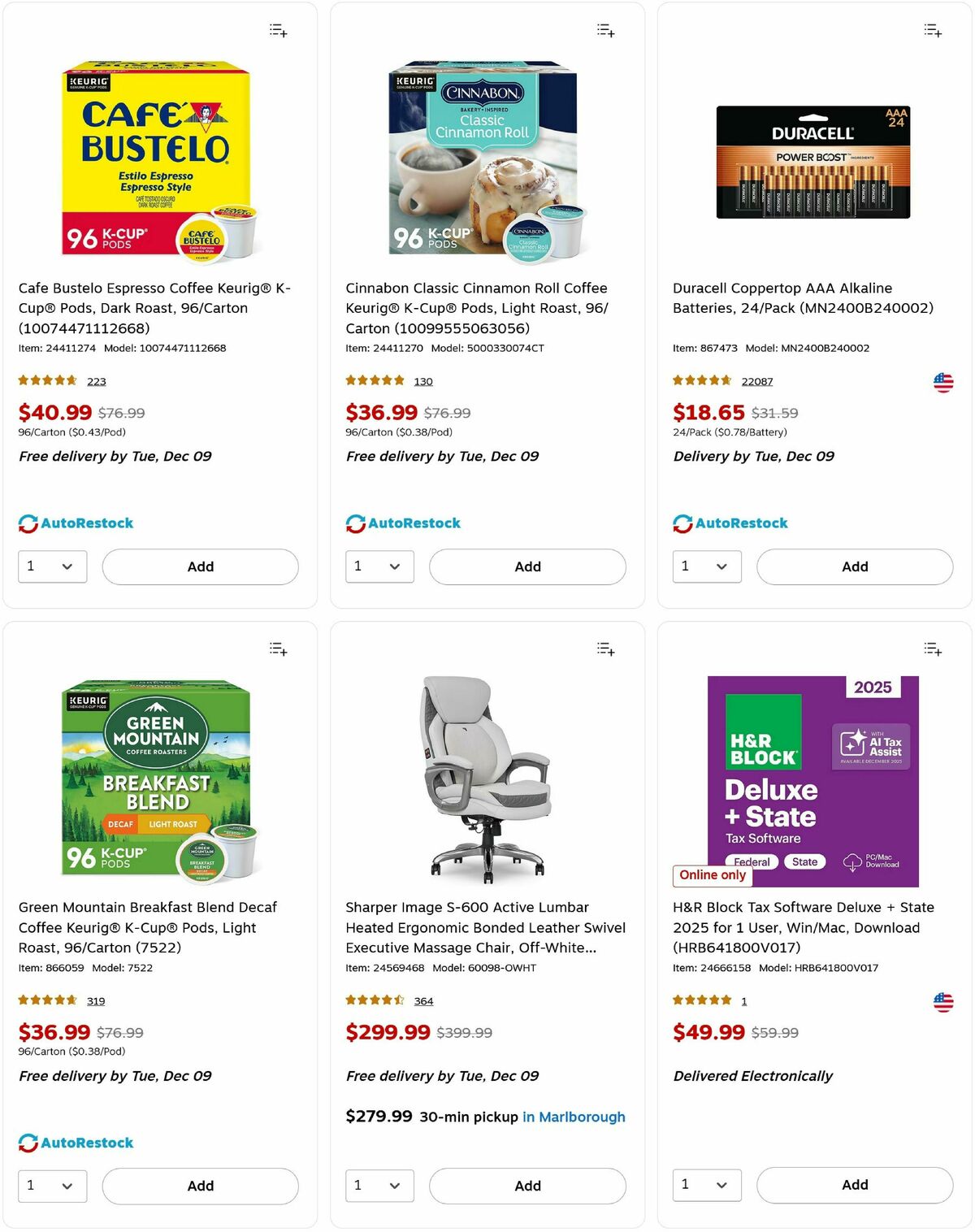 Staples Weekly Ad from December 7