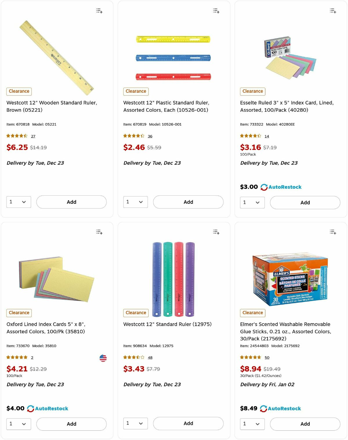 Staples Weekly Ad from December 21