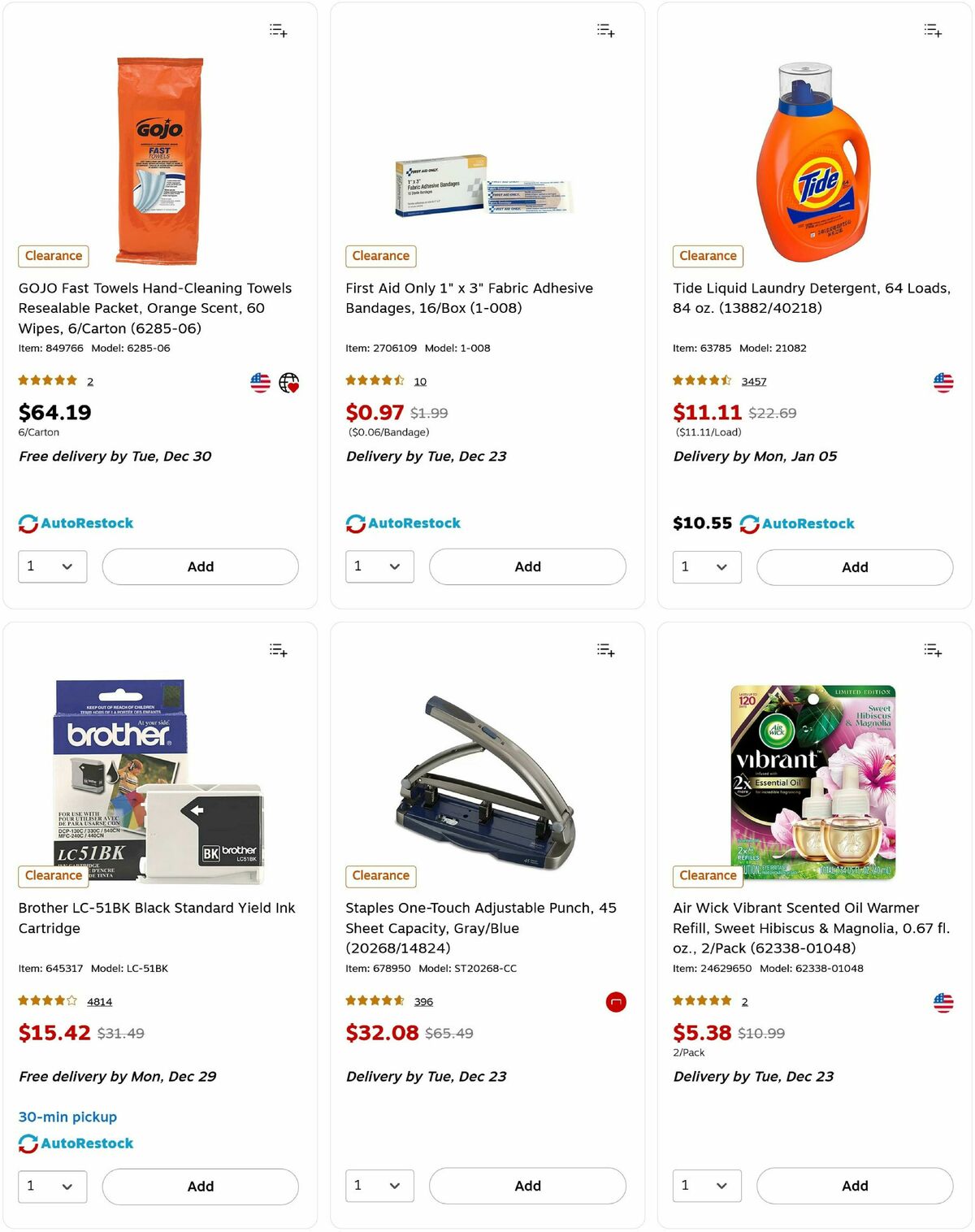 Staples Weekly Ad from December 21