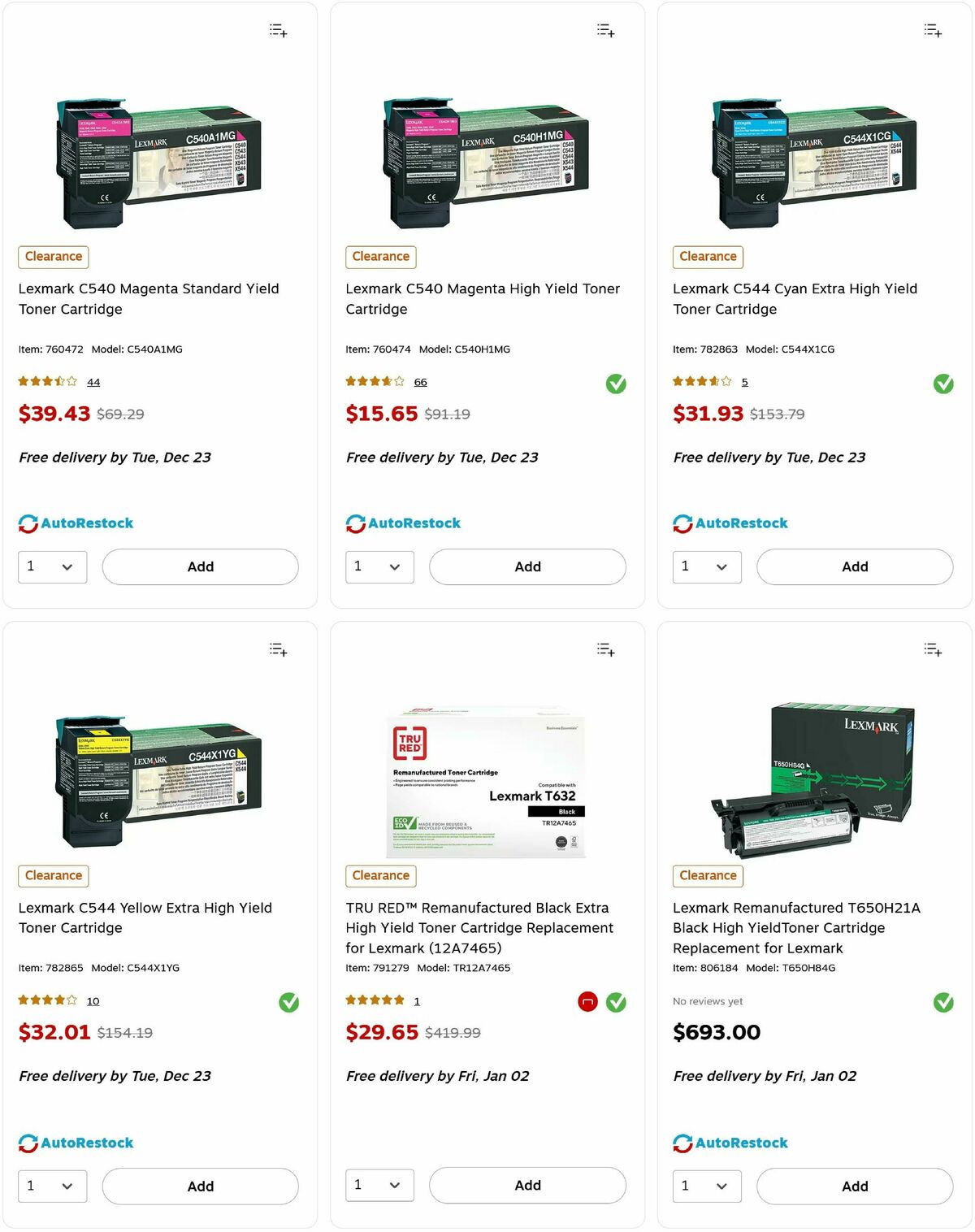 Staples Weekly Ad from December 21