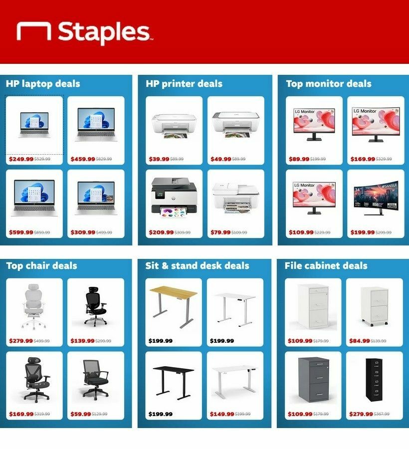 Staples Weekly Ad from January 4