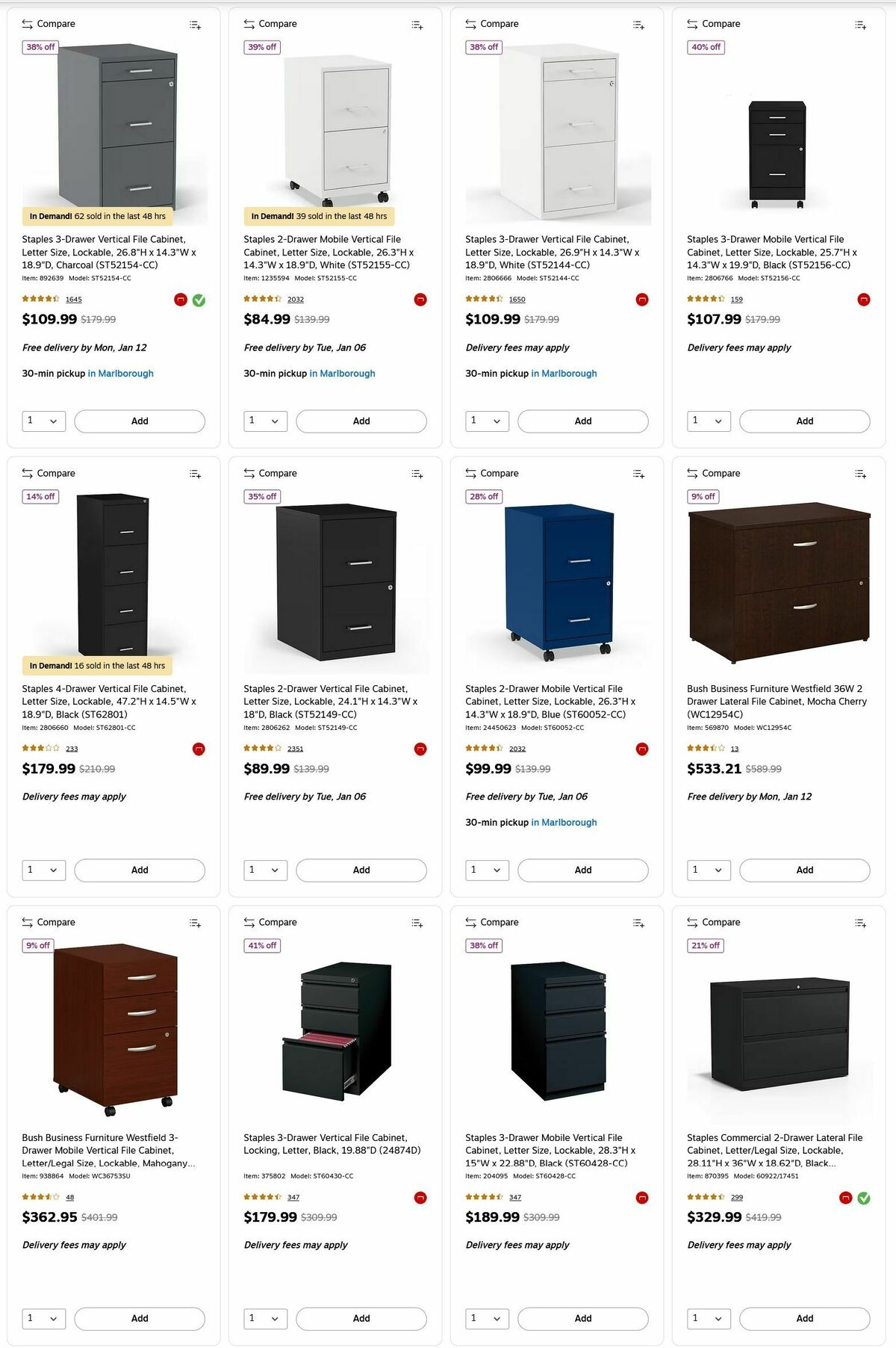 Staples Weekly Ad from January 4