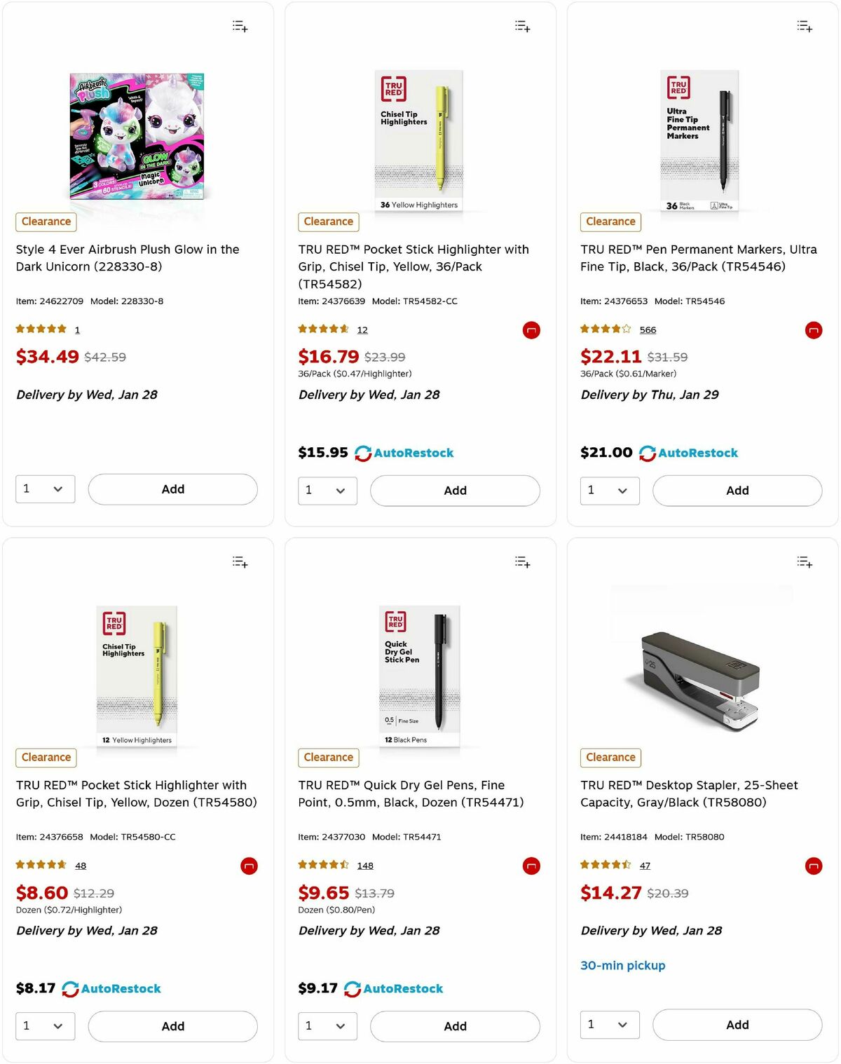 Staples Weekly Ad from January 25