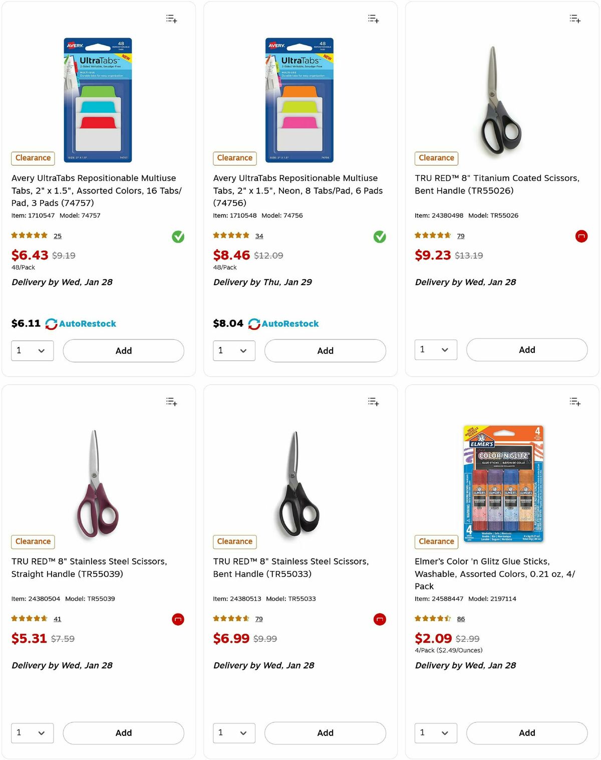 Staples Weekly Ad from January 25