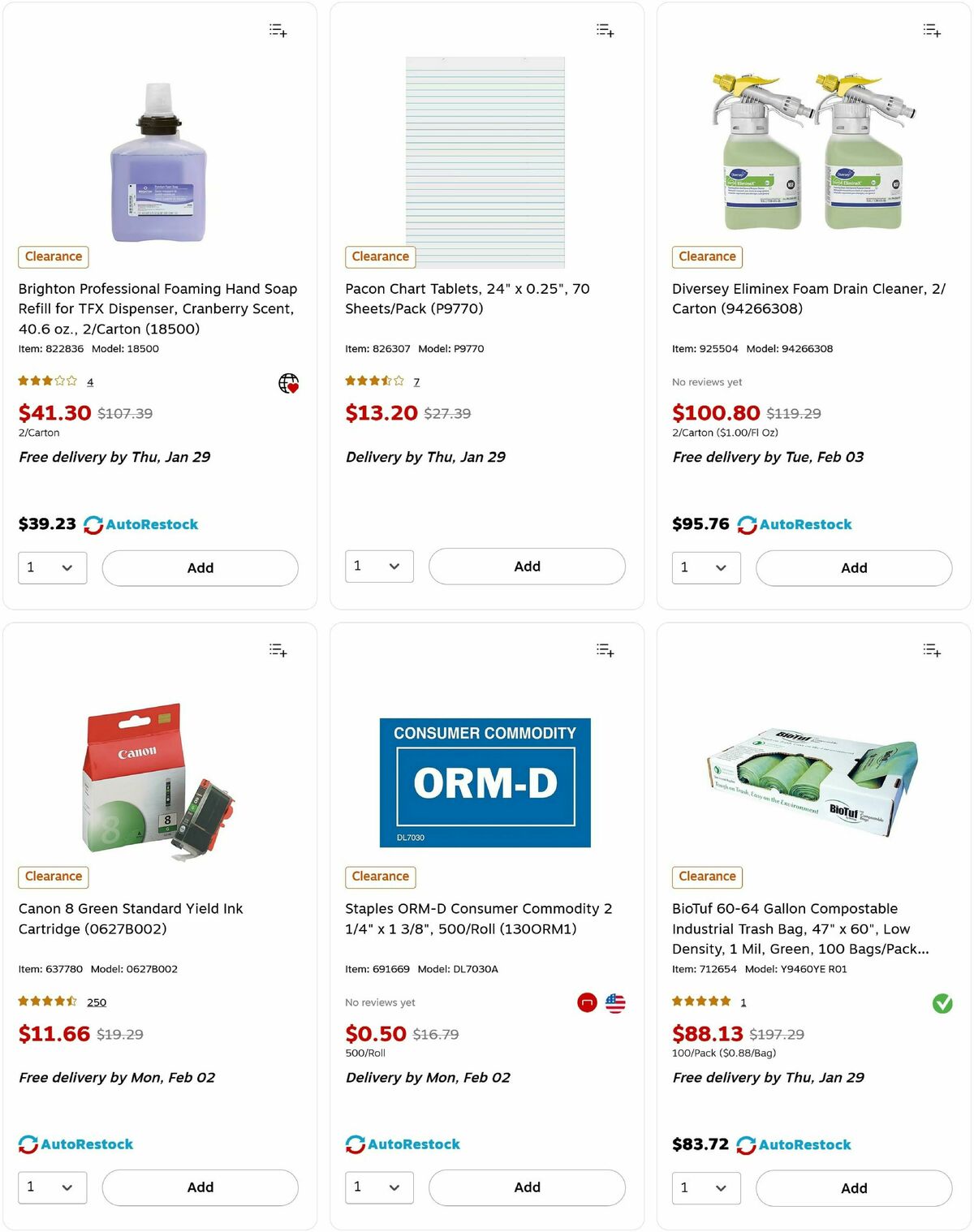 Staples Weekly Ad from January 25