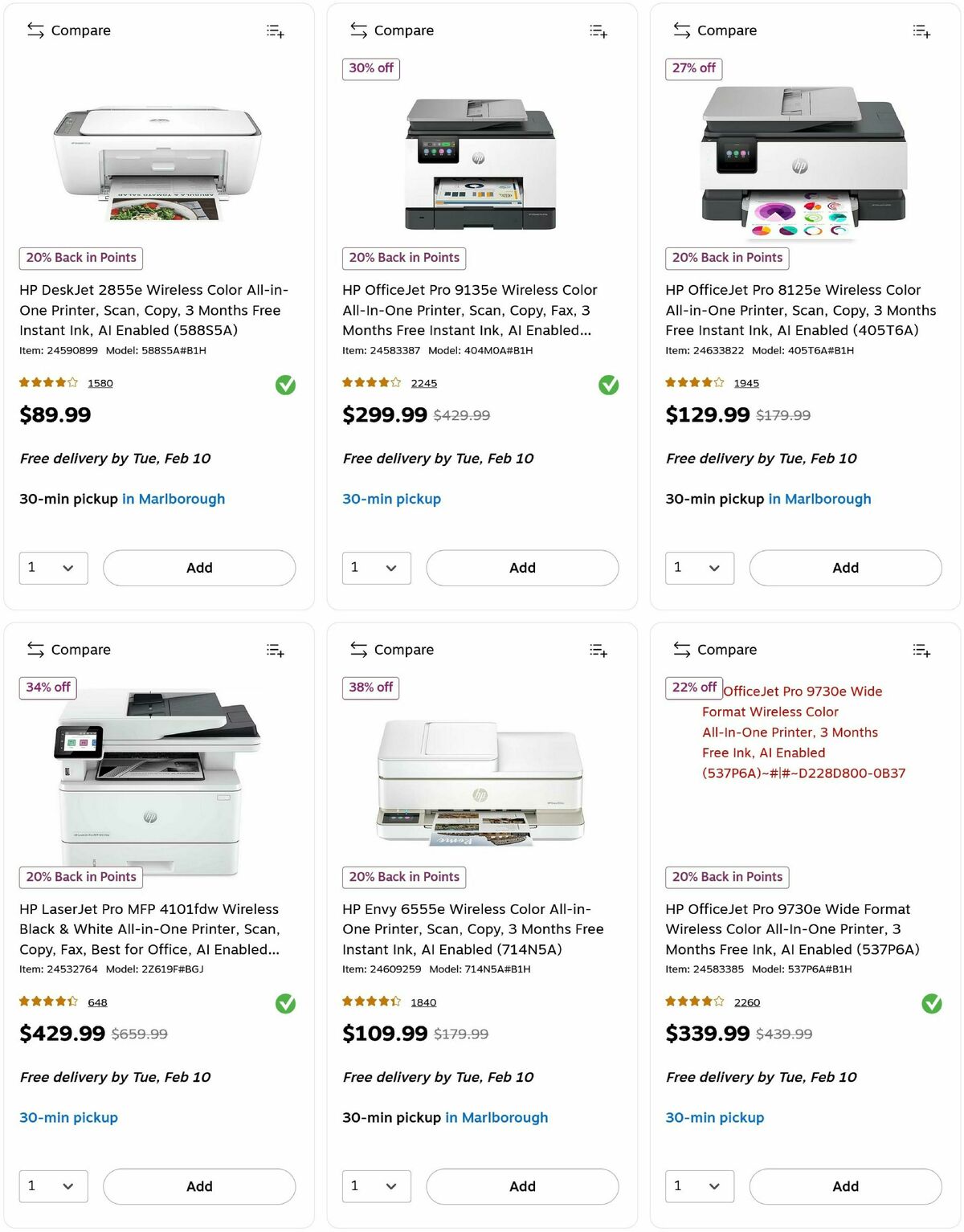 Staples Weekly Ad from February 8