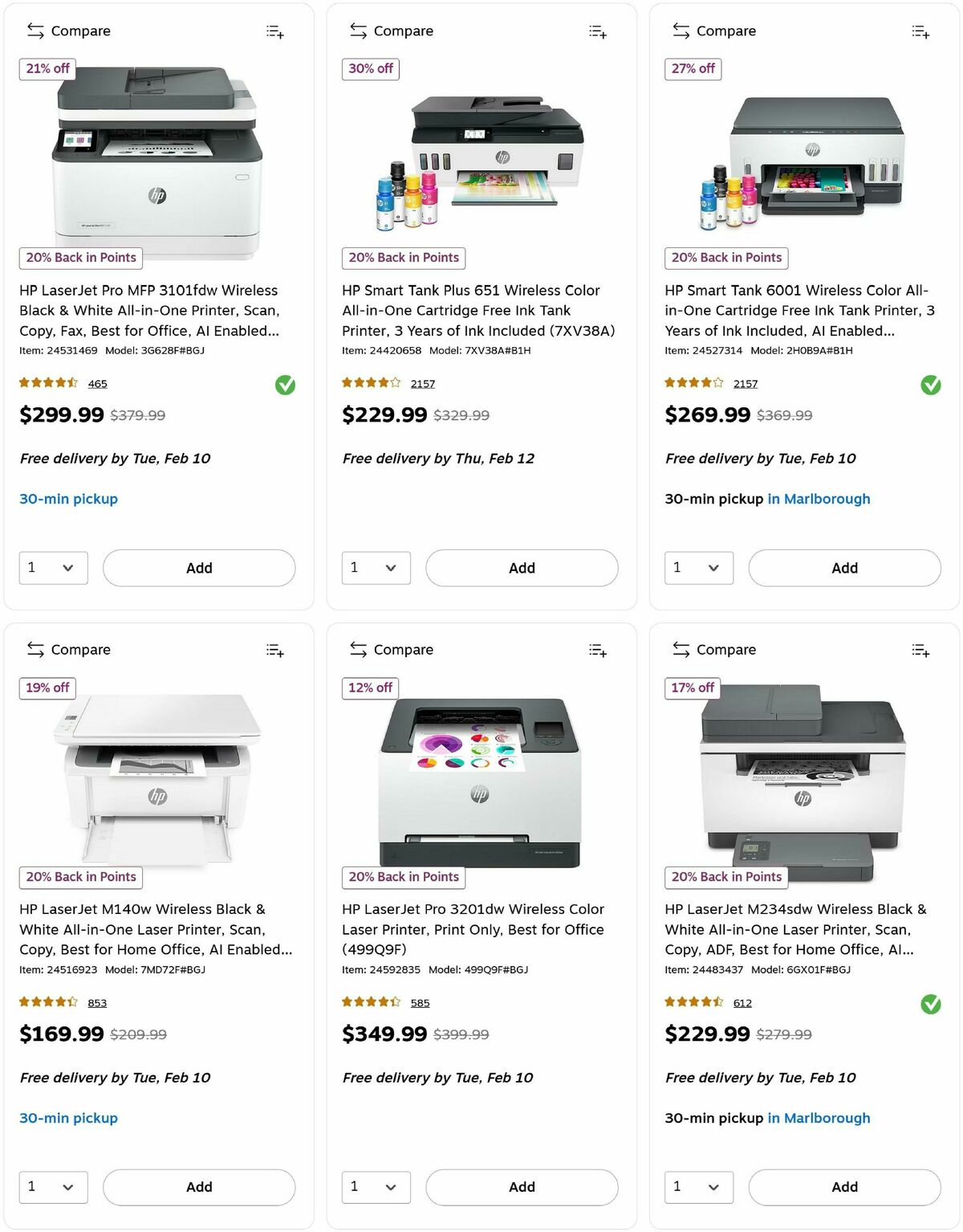 Staples Weekly Ad from February 8