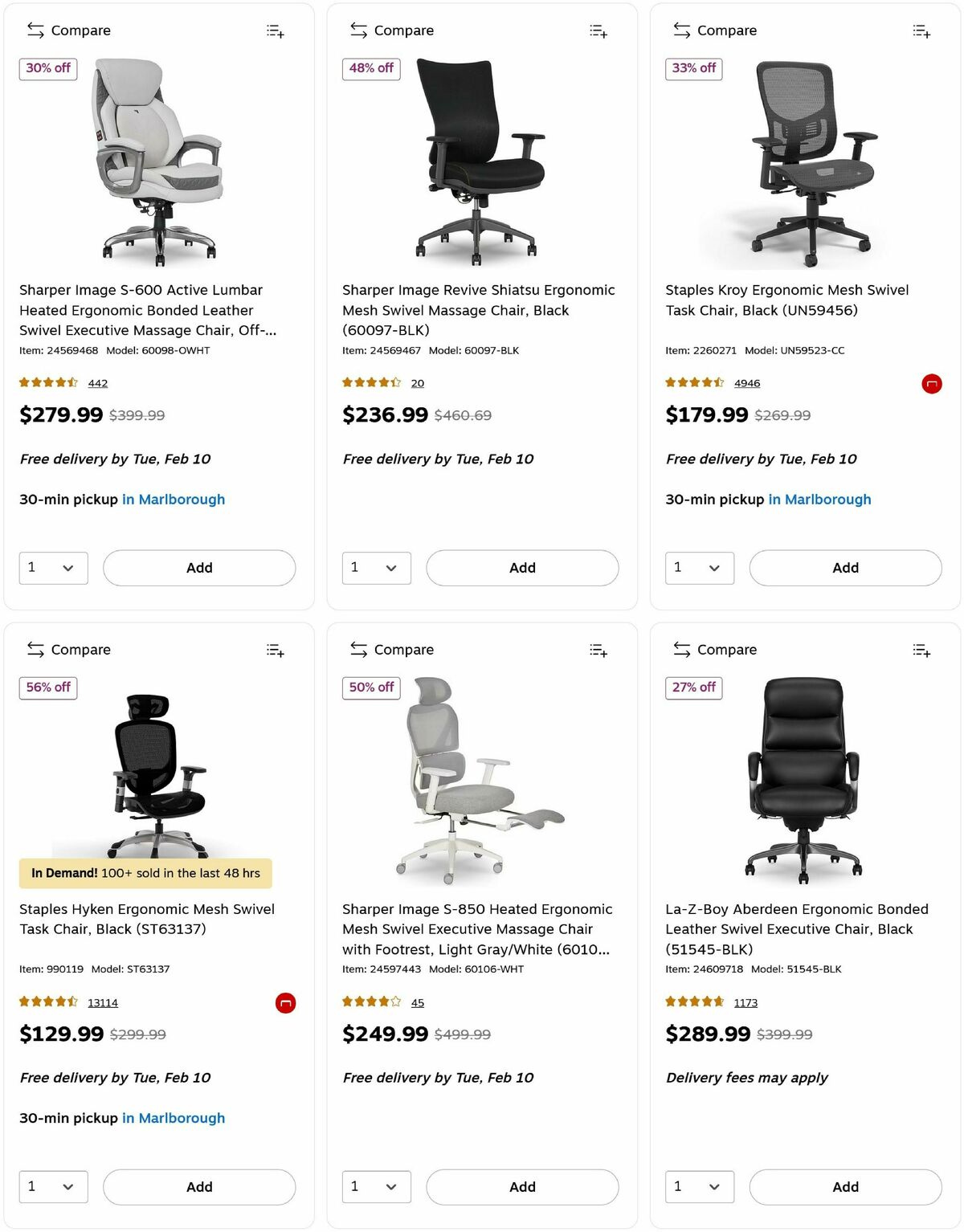 Staples Weekly Ad from February 8