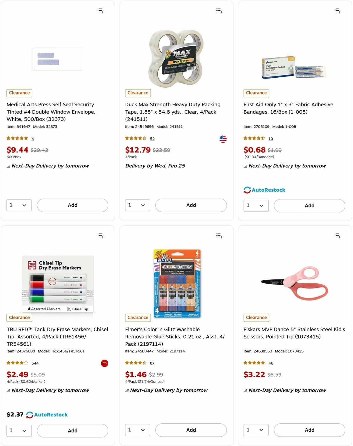 Staples Weekly Ad from February 17