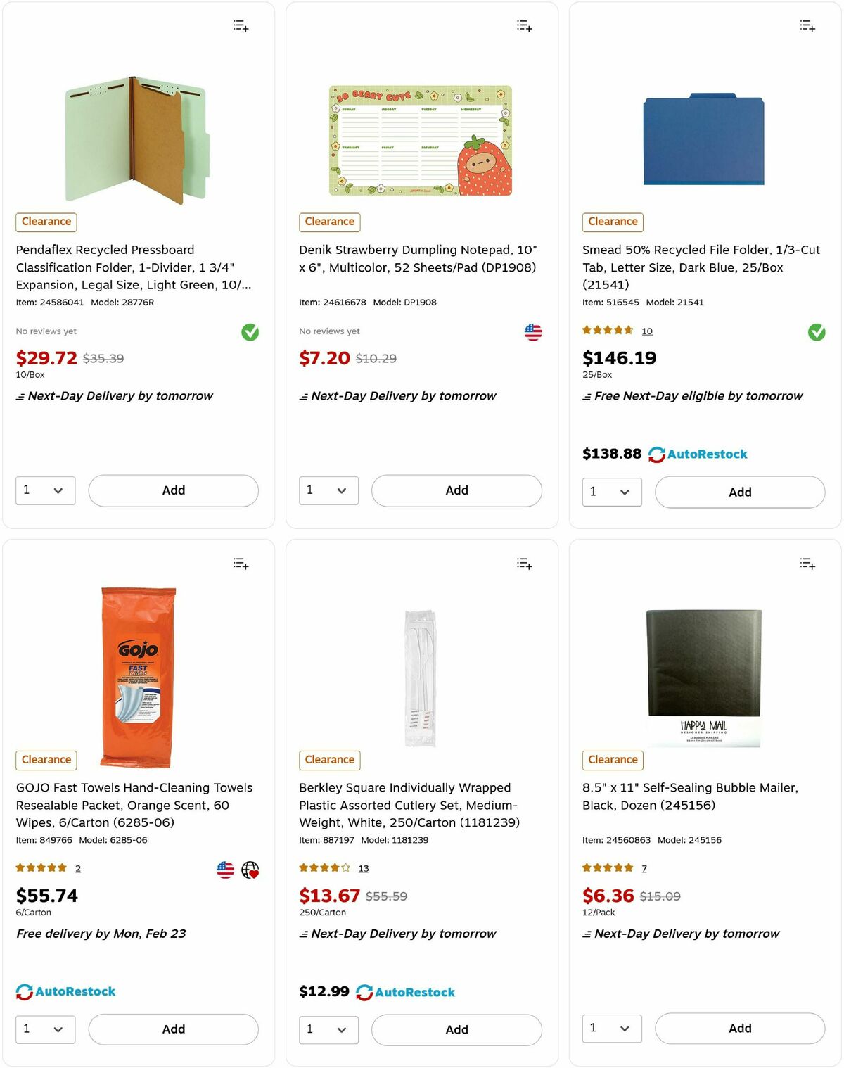 Staples Weekly Ad from February 17