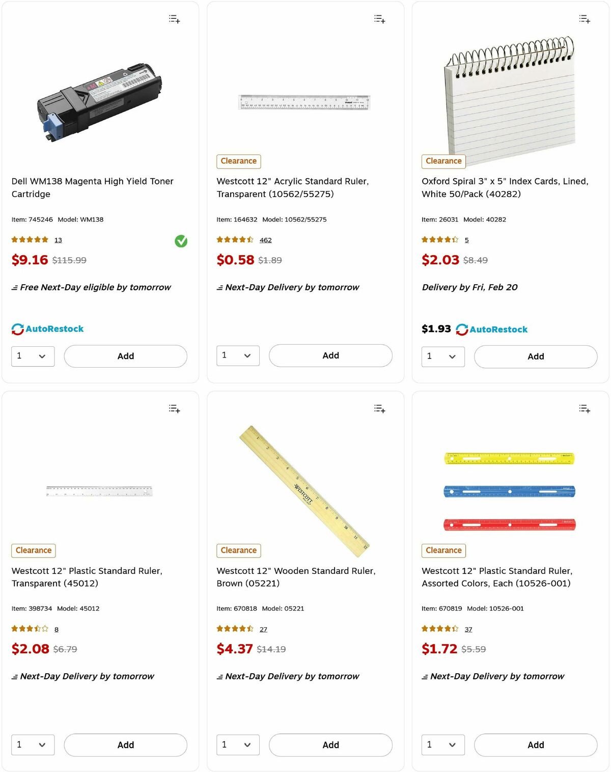 Staples Weekly Ad from February 17