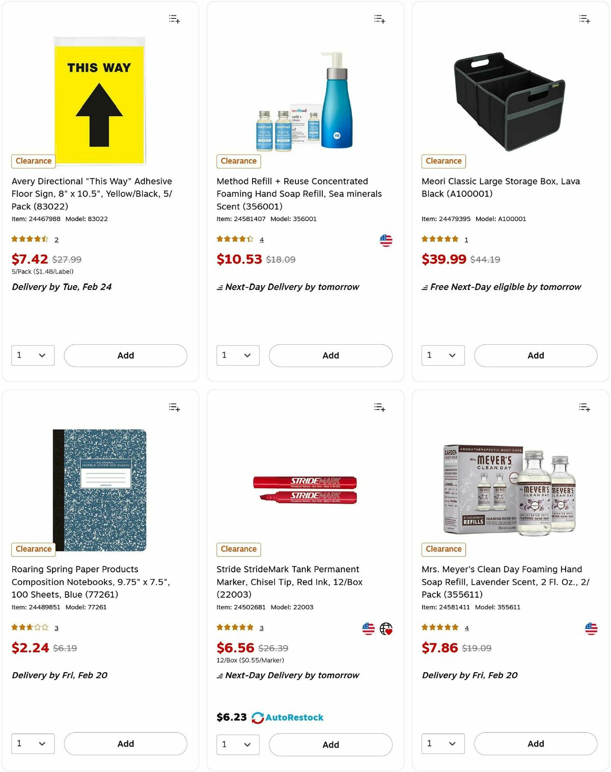 Staples Weekly Ad from February 17