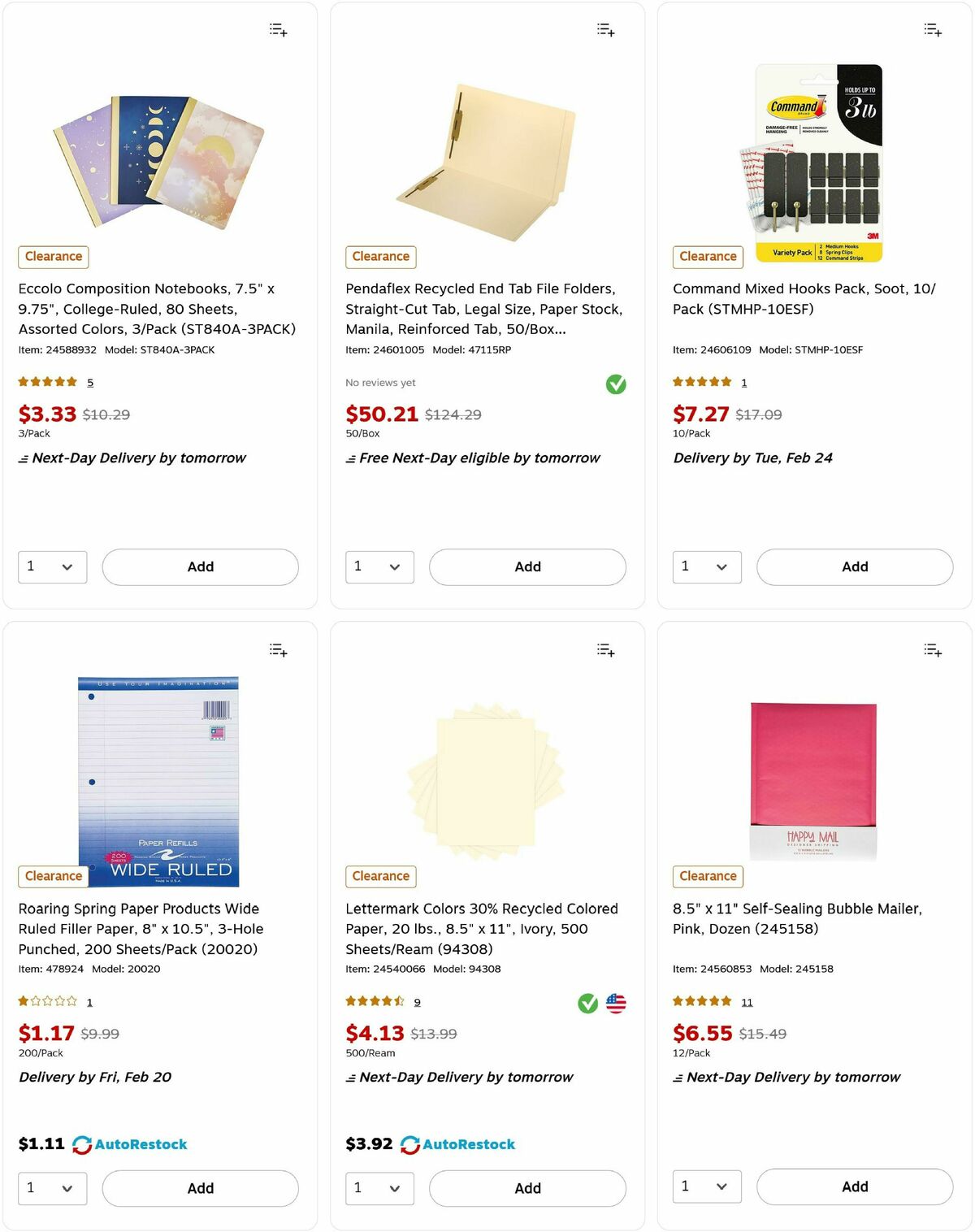 Staples Weekly Ad from February 17