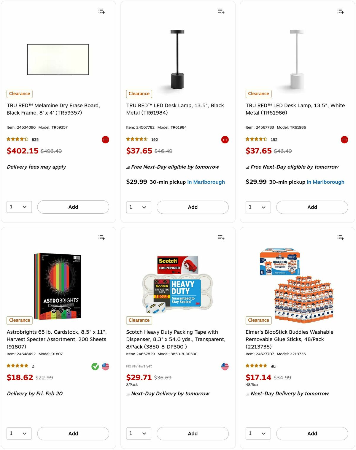 Staples Weekly Ad from February 17