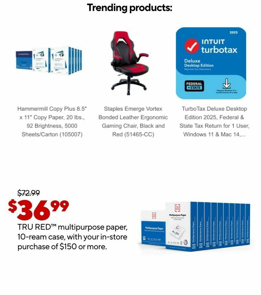 Staples Weekly Ad from April 8