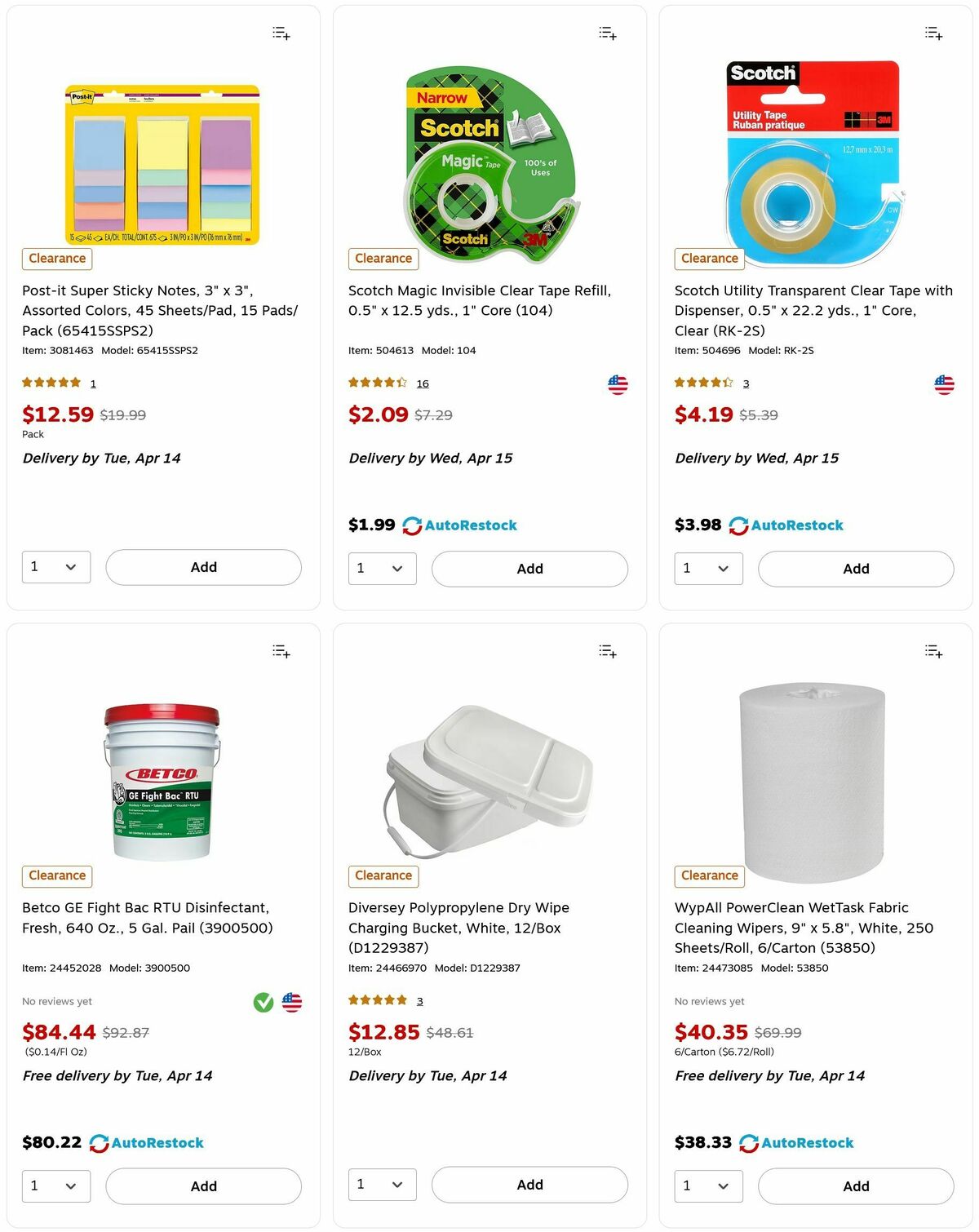 Staples Weekly Ad from April 12