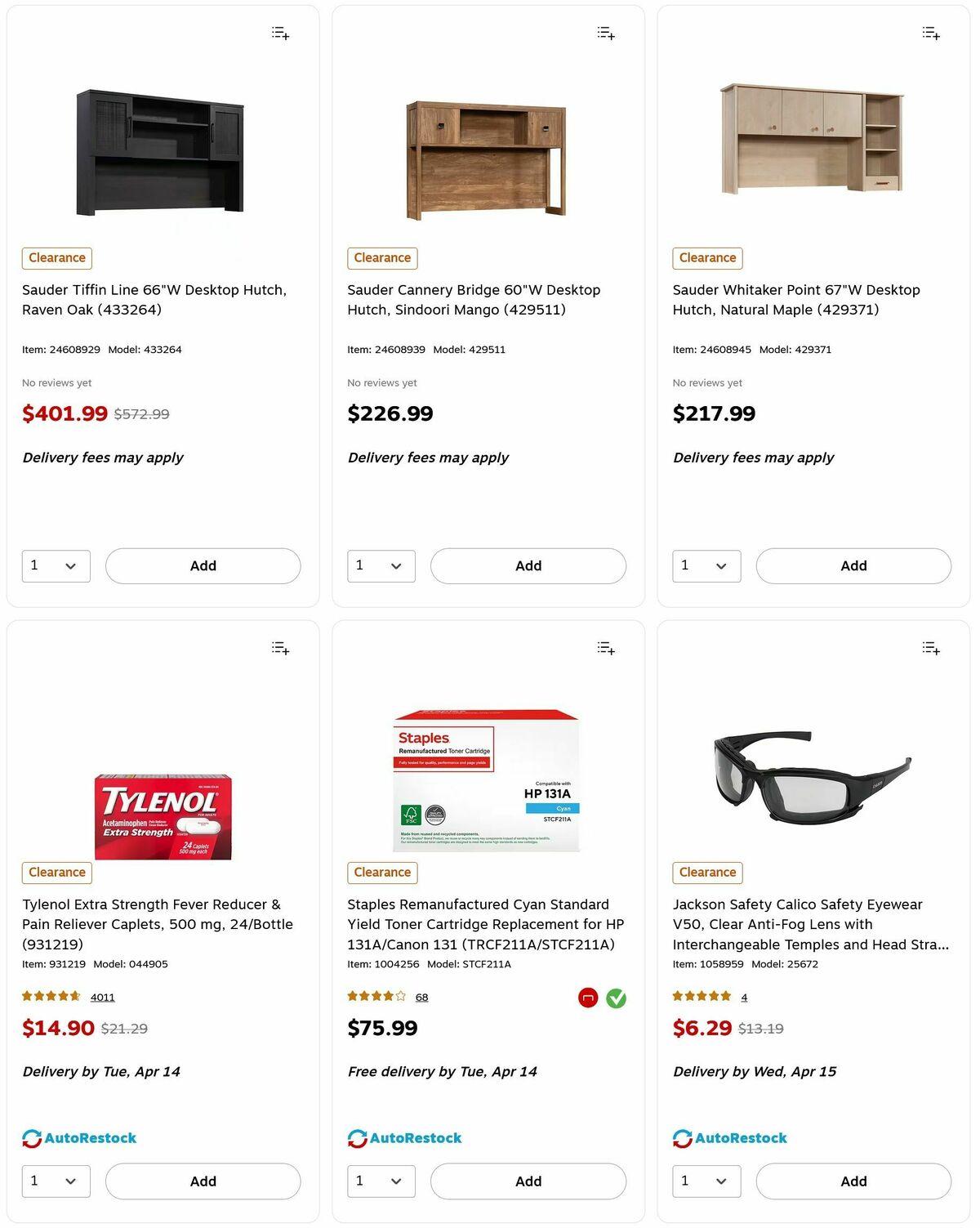 Staples Weekly Ad from April 12