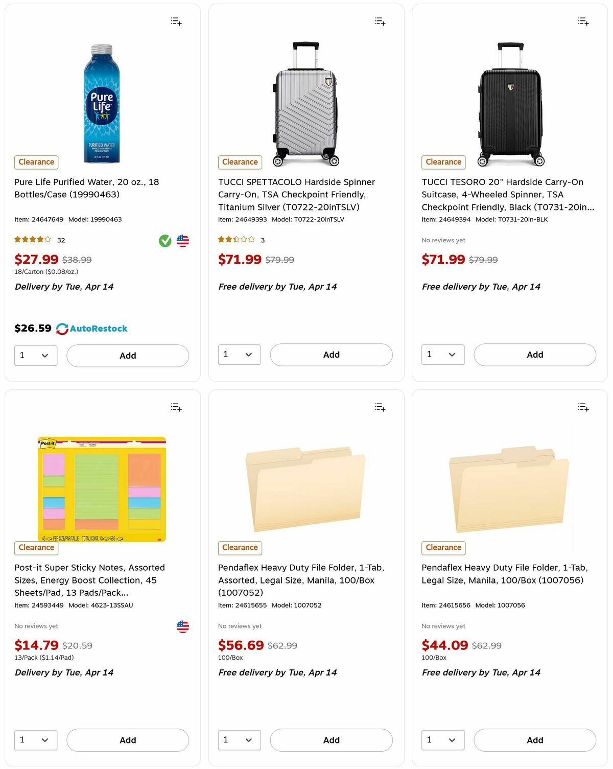 Staples Weekly Ad from April 12