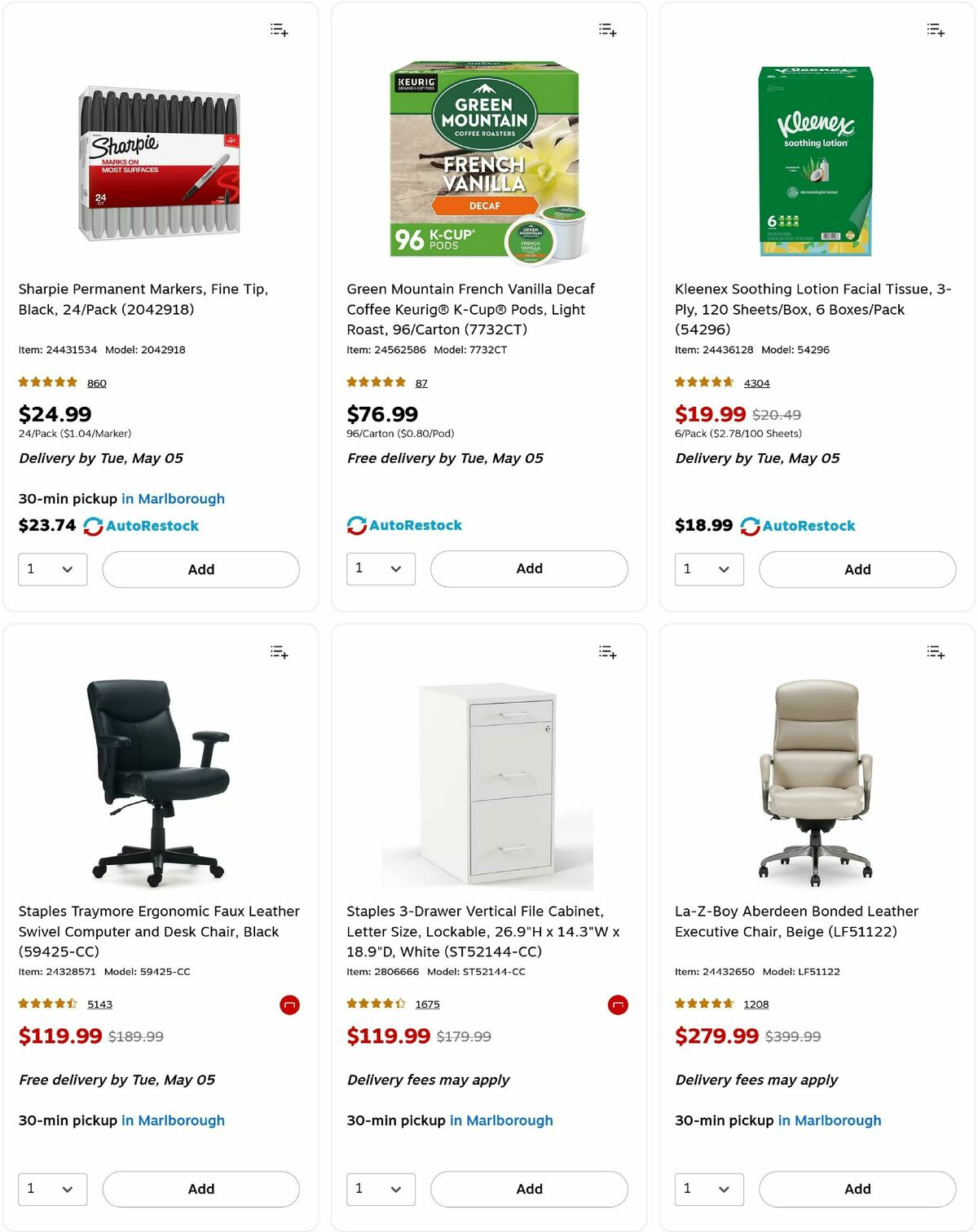 Staples Weekly Ad from May 3