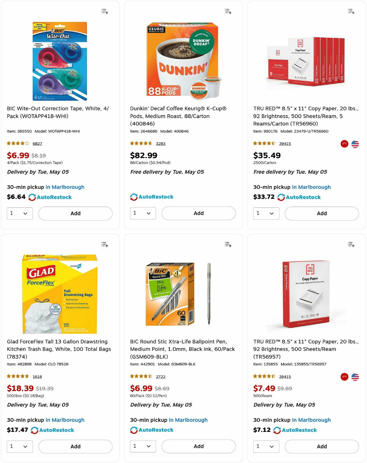 Staples Weekly Ad from May 3