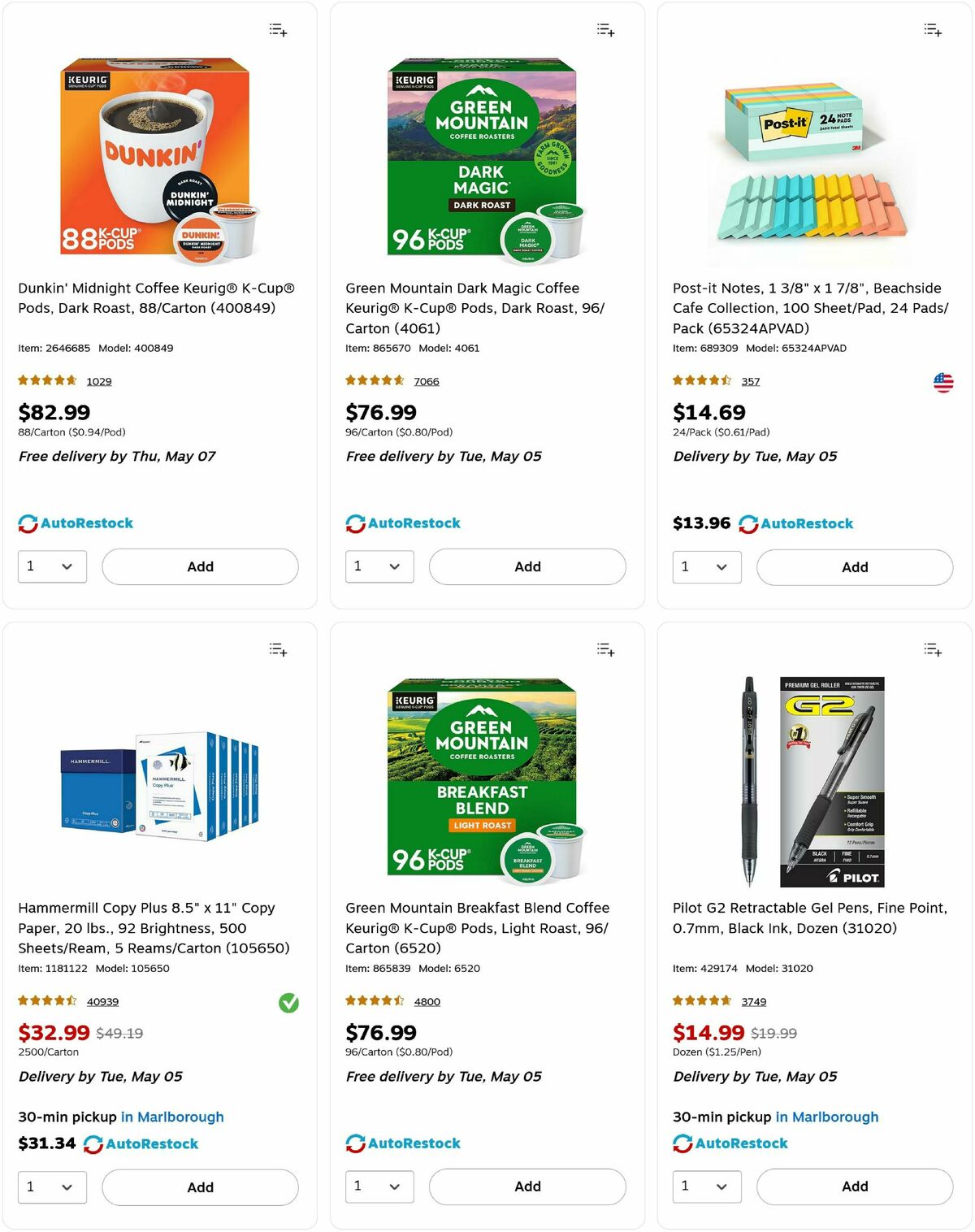 Staples Weekly Ad from May 3