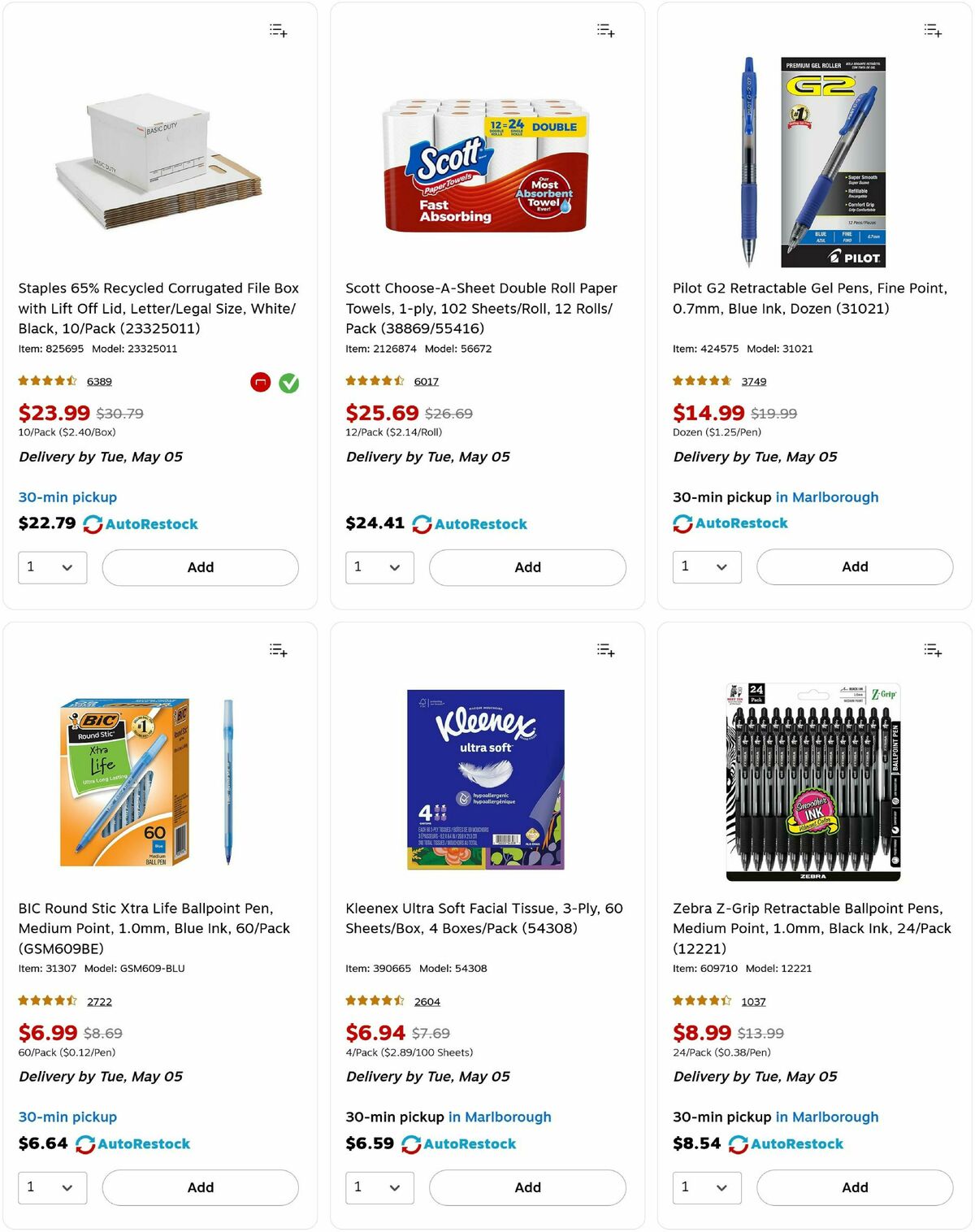 Staples Weekly Ad from May 3