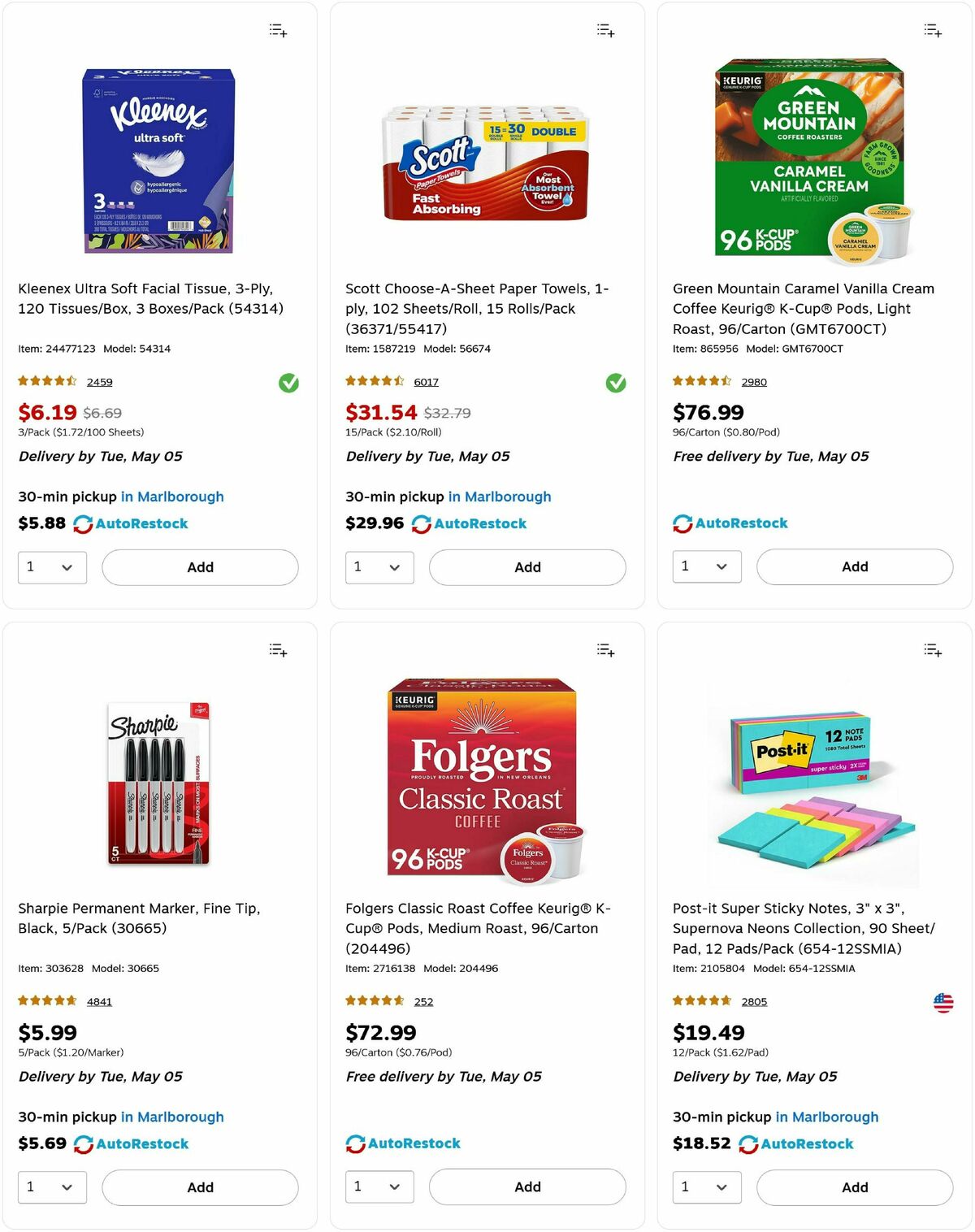 Staples Weekly Ad from May 3
