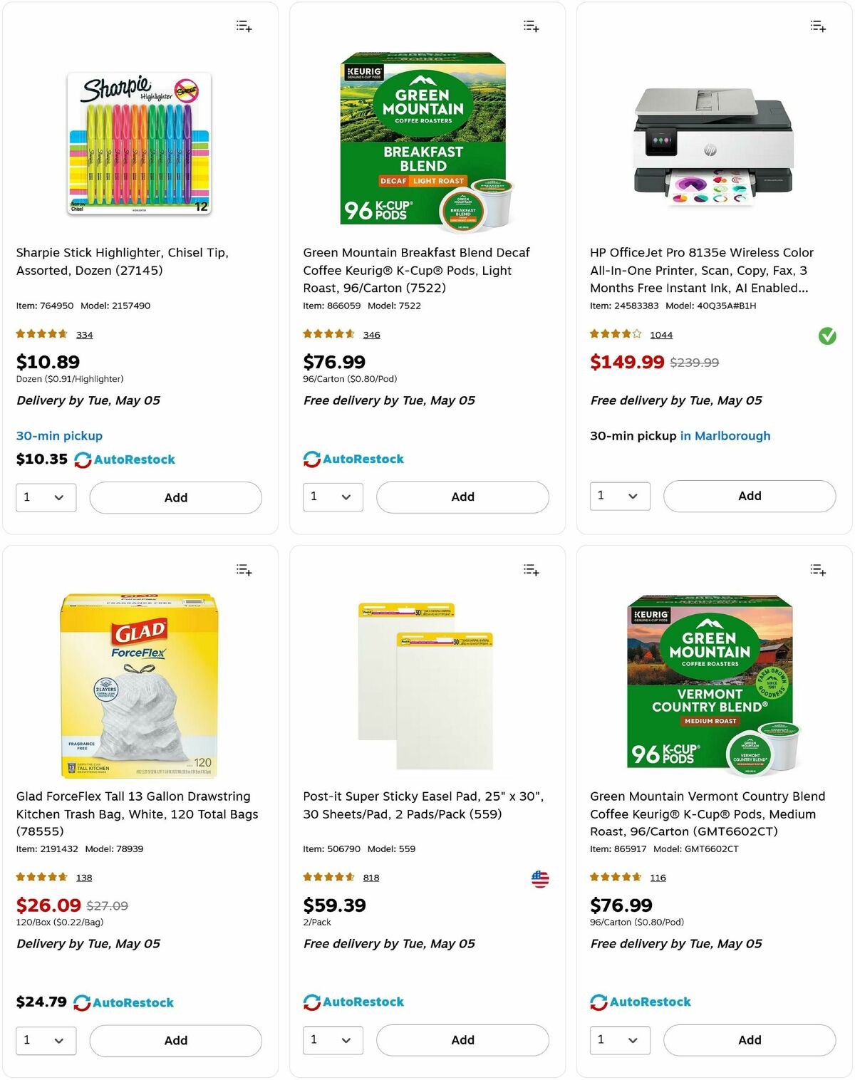 Staples Weekly Ad from May 3