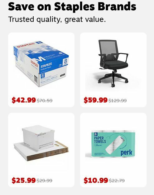 Staples Weekly Ad from June 8
