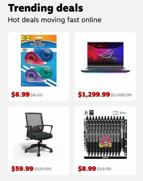 Staples Weekly Ad from June 8