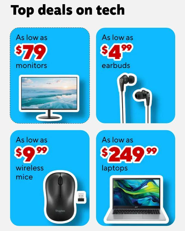 Staples Weekly Ad from June 15