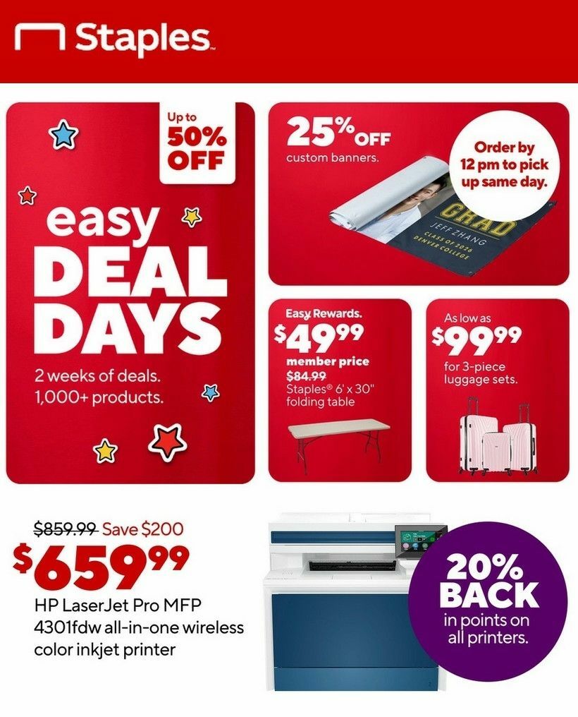 Staples Weekly Ad from June 29