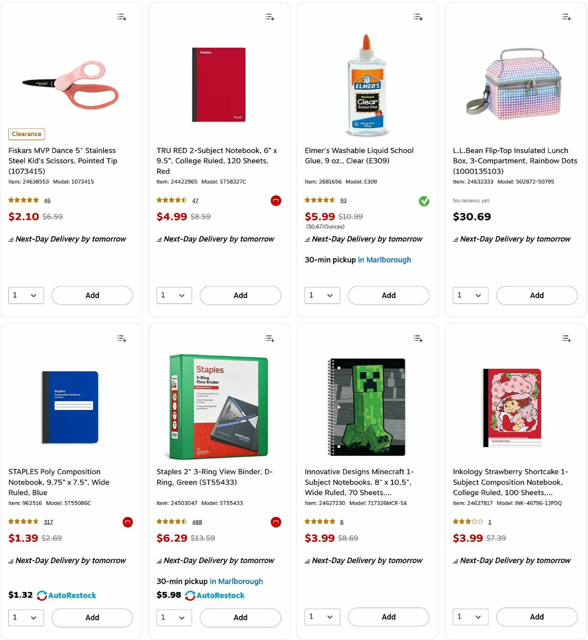 Staples Weekly Ad from July 6