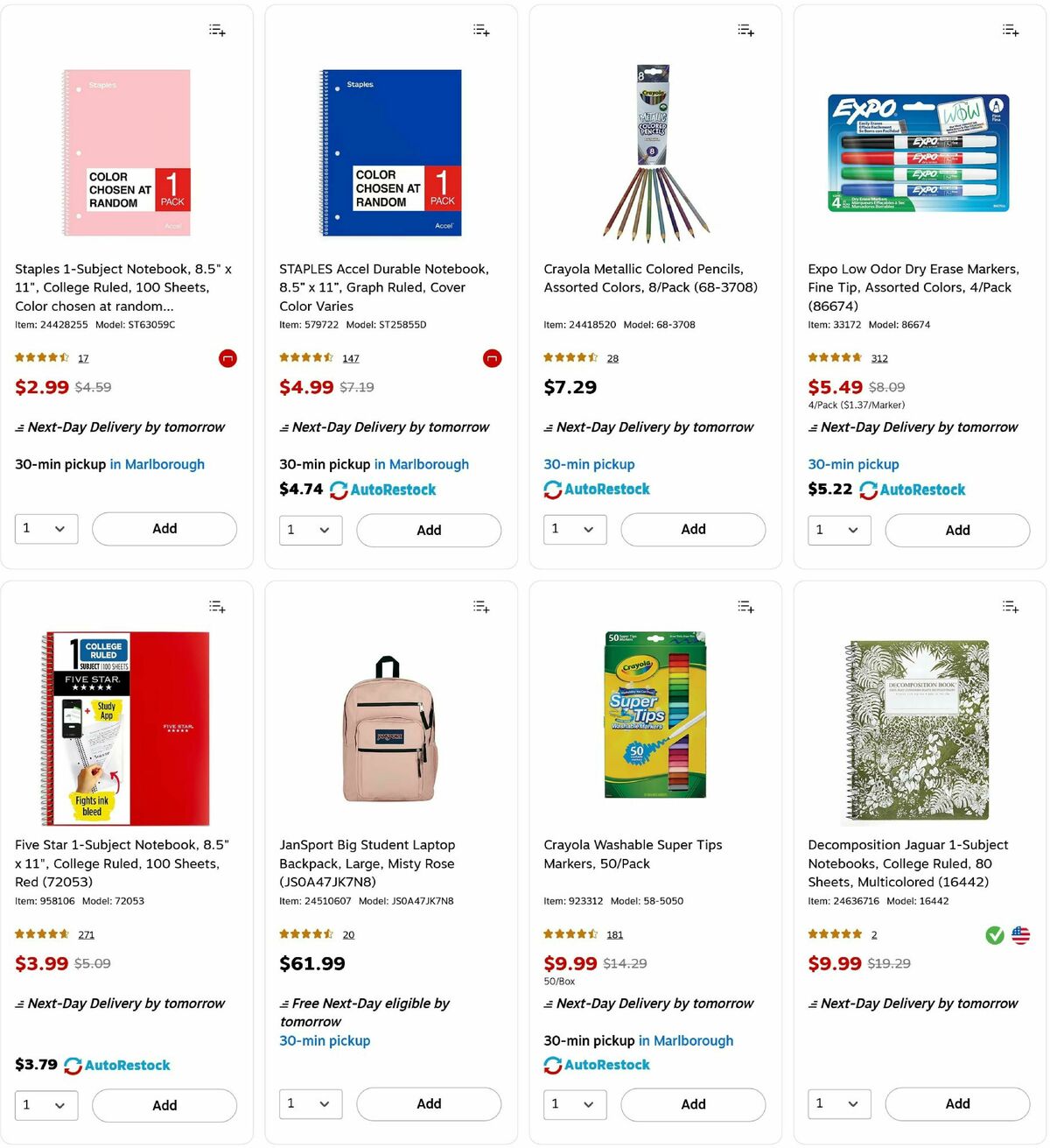 Staples Weekly Ad from July 6