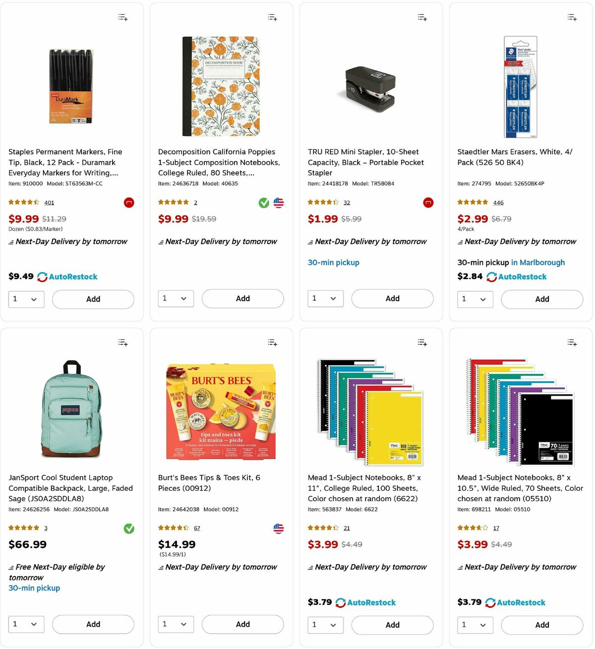 Staples Weekly Ad from July 6