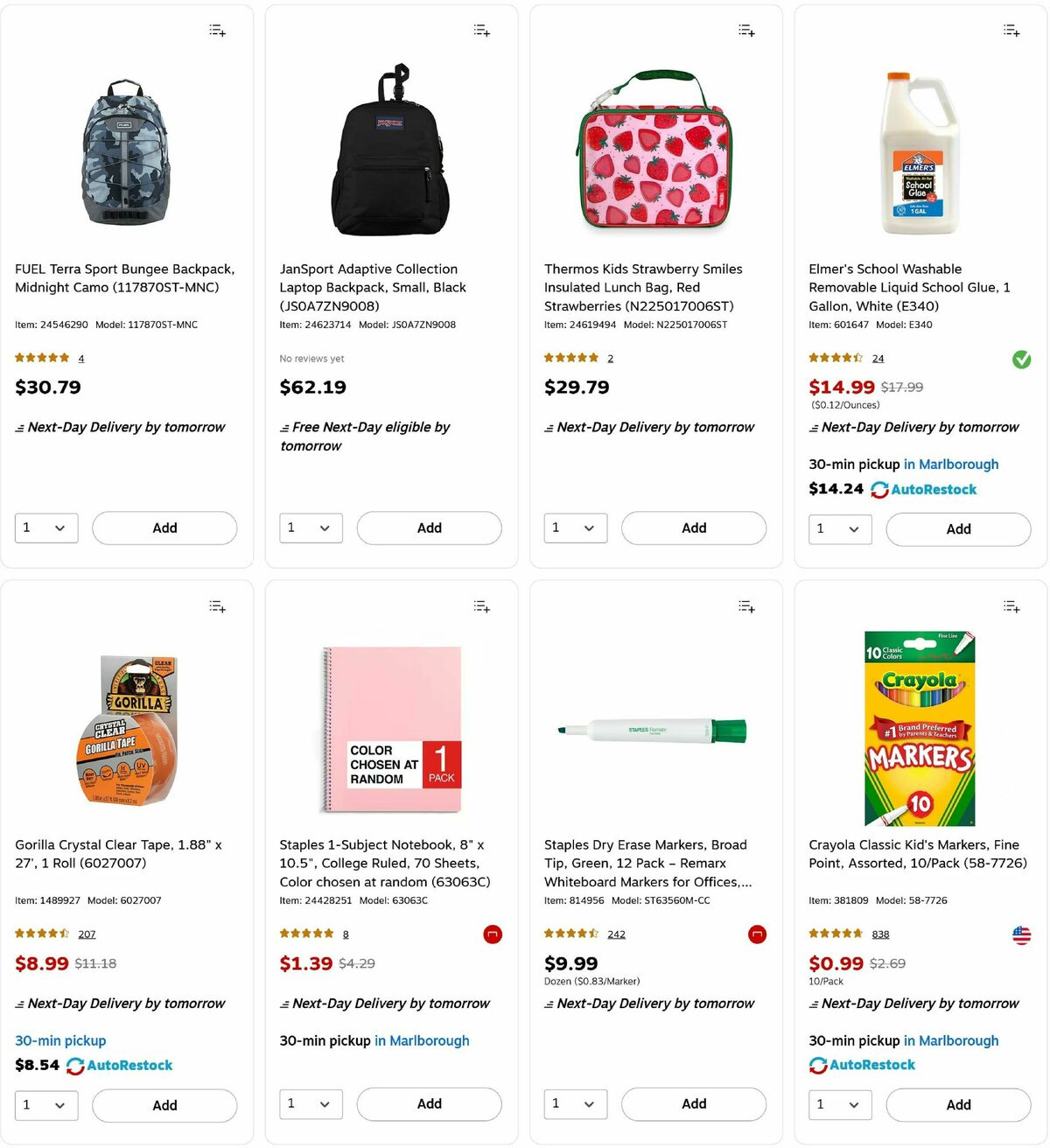 Staples Weekly Ad from July 6
